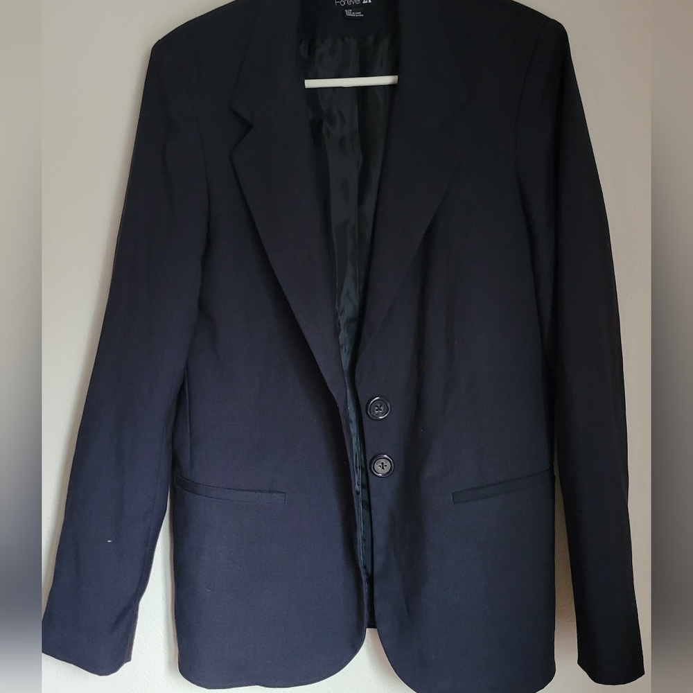 Navy blue blazer